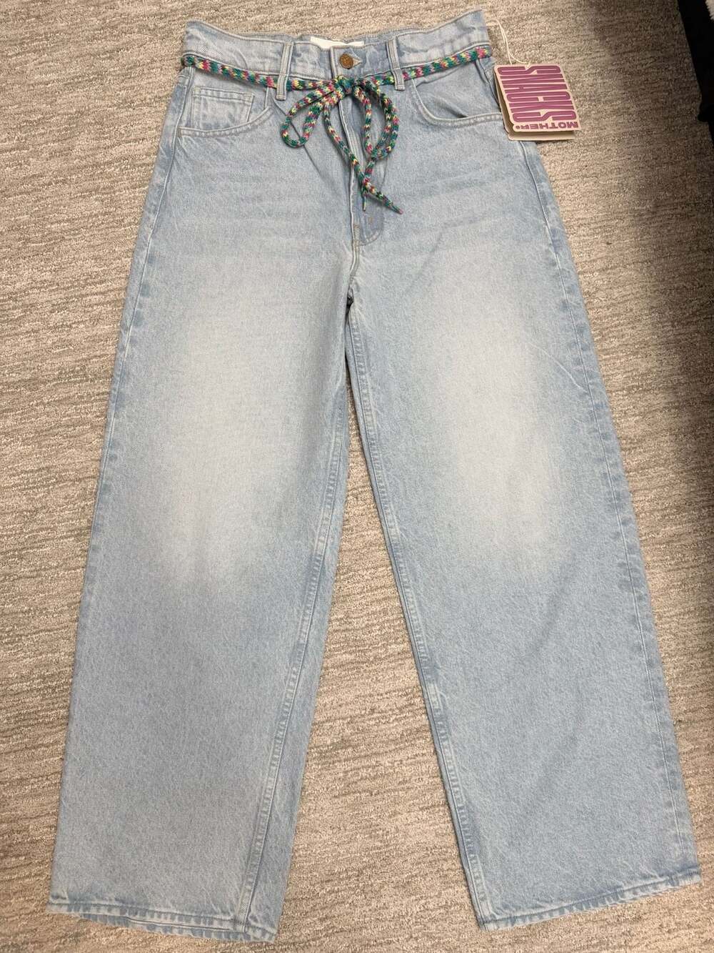 Mother Snacks The Shoelace Jeans
